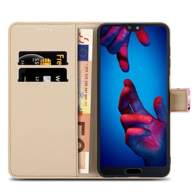 Huawei P20 lommebokdeksel etui (rosa)