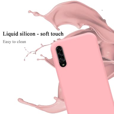 Samsung Galaxy A90 5G silikondeksel case (rosa)