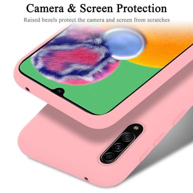 Samsung Galaxy A90 5G silikondeksel case (rosa)