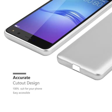 Deksel Huawei Y5 2017 / Y6 2017 Case Cover (sølv)