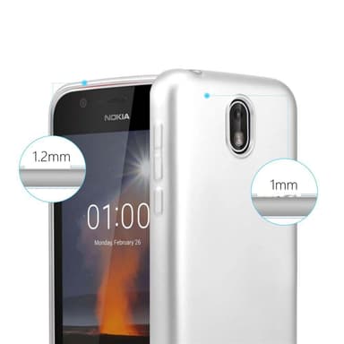 Deksel Nokia 1 2018 Case Cover (sølv)