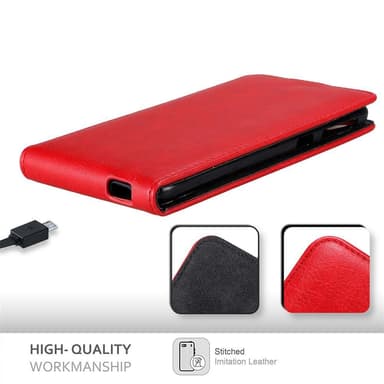 HTC Desire 820 deksel flip cover (rød)