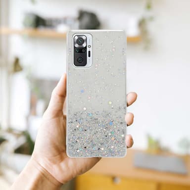 Xiaomi RedMi NOTE 10 PRO Silikondeksel Glitter