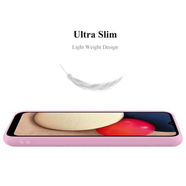Deksel Samsung Galaxy A02s Silikon cover (rosa)
