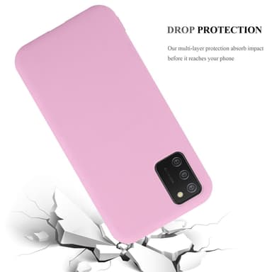 Deksel Samsung Galaxy A02s Silikon cover (rosa)