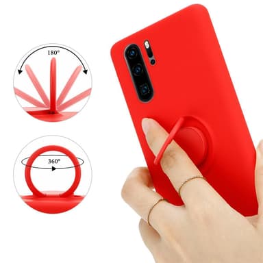 Deksel Huawei P30 PRO Ring Case (rød)