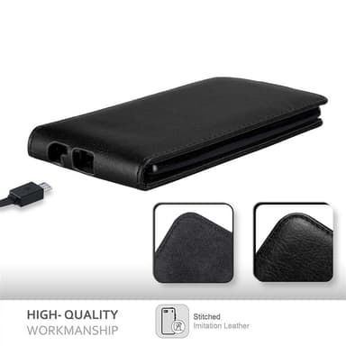 LG G4 / G4 PLUS deksel flip cover (svart)