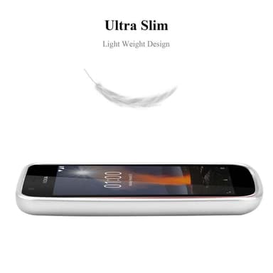 Deksel Nokia 1 2018 Case Cover (sølv)