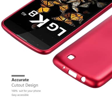 Deksel LG K8 2016 Case Cover (rød)