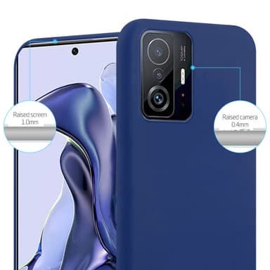 Deksel Xiaomi 11T / 11T PRO Silikon cover (blå)