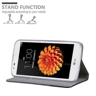 LG K7 2016 lommebokdeksel etui (blå)