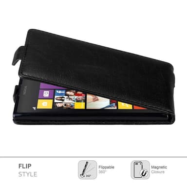 Nokia Lumia 1020 deksel flip cover (svart)