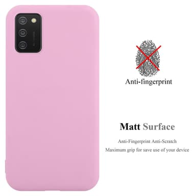 Deksel Samsung Galaxy A02s Silikon cover (rosa)