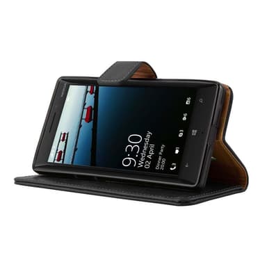 Nokia Lumia 929 / 930 lommebokdeksel etui (svart)