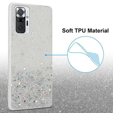 Xiaomi RedMi NOTE 10 PRO Silikondeksel Glitter