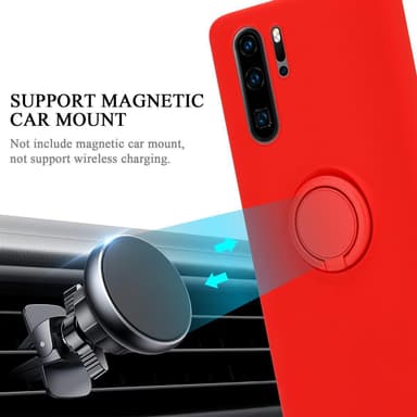 Deksel Huawei P30 PRO Ring Case (rød)