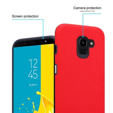 Samsung Galaxy J6 2018 Deksel Case Cover (rød)