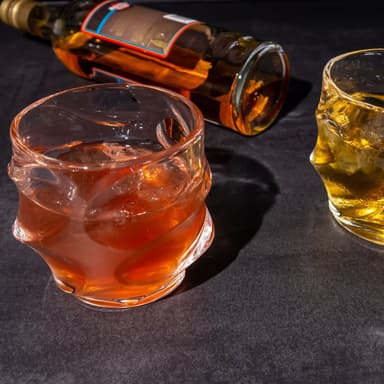 4x Whiskyglass Gammeldags Whisky Krystallglass