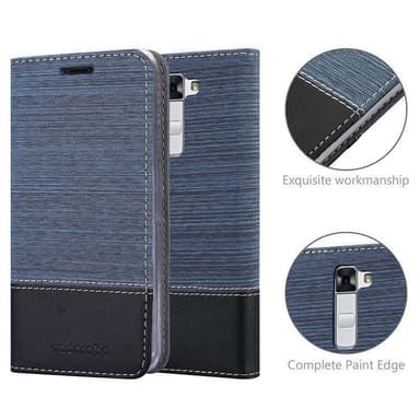 LG K7 2016 lommebokdeksel etui (blå)