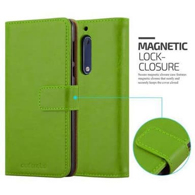 Nokia 5 2017 lommebokdeksel etui (grønn)