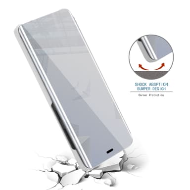 Samsung Galaxy S9 PLUS lommebokdeksel etui (sølv)