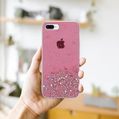 iPhone 7 PLUS / 7S PLUS / 8 PLUS Silikondeksel Glitter