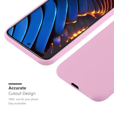 Deksel Xiaomi POCO X3 GT Silikon cover (rosa)
