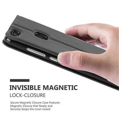 Huawei P10 LITE lommebokdeksel cover (svart)