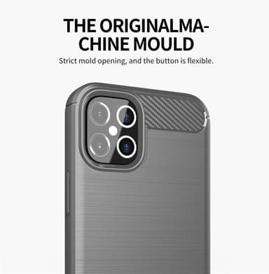 Deksel iPhone 12 PRO MAX ultra slim (grå)