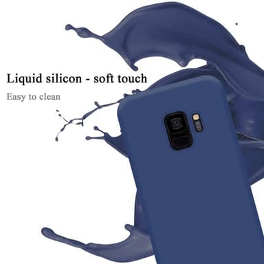 Samsung Galaxy S9 silikondeksel case (blå)