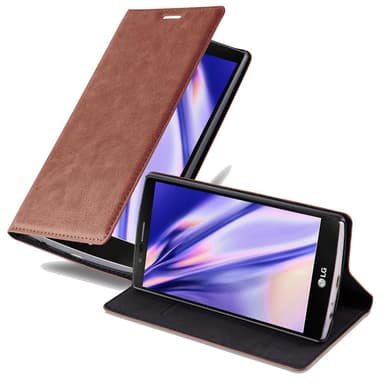 LG G4 / G4 PLUS lommebokdeksel case (brun)