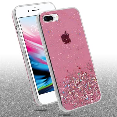 iPhone 7 PLUS / 7S PLUS / 8 PLUS Silikondeksel Glitter