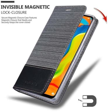 Huawei P30 LITE lommebokdeksel etui (grå)