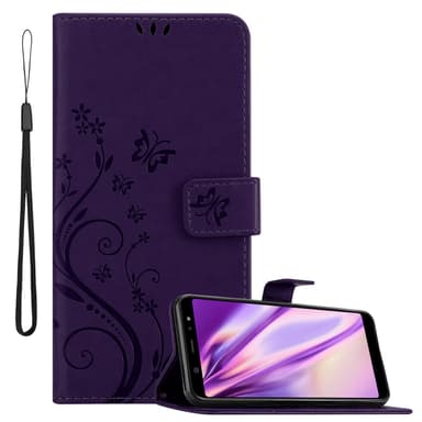 Samsung Galaxy A6 PLUS 2018 lommebokdeksel Blomster