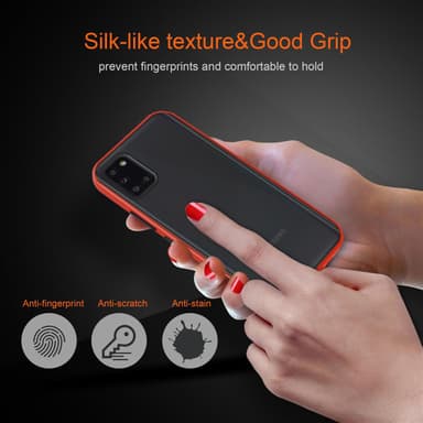 Samsung Galaxy A31 Deksel Case Cover (gjennomsiktig)