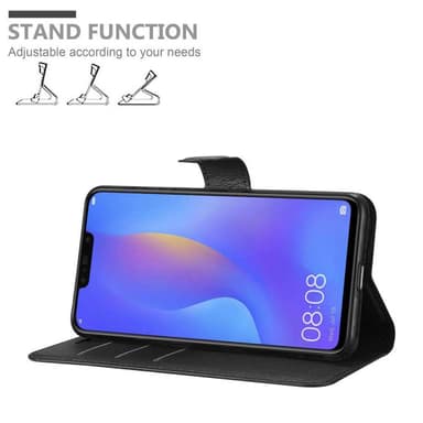 Huawei P SMART PLUS 2019 Deksel Etui Case (svart)