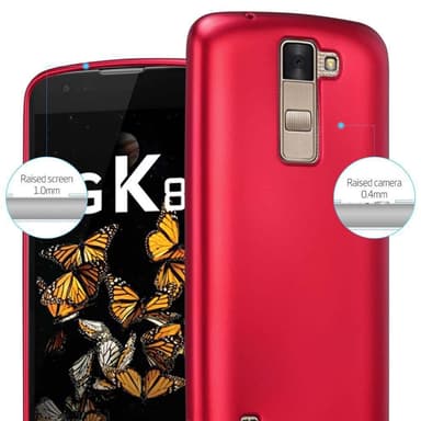 Deksel LG K8 2016 Case Cover (rød)