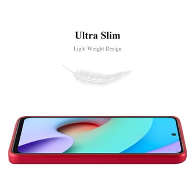 Deksel Xiaomi RedMi 10 Case Cover (rød)