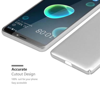 Deksel HTC Desire 12 PLUS Case Cover (sølv)