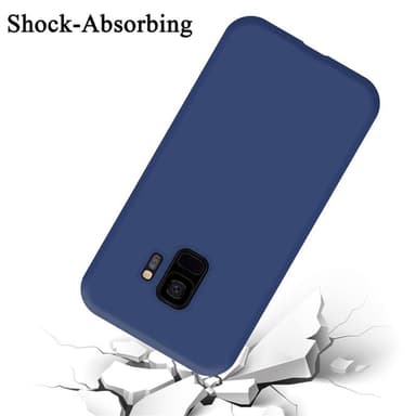 Samsung Galaxy S9 silikondeksel case (blå)