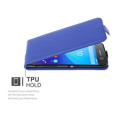Sony Xperia M5 Deksel Cover Etui (blå)