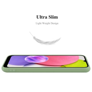 Deksel Samsung Galaxy A03s Silikon cover (grønn)