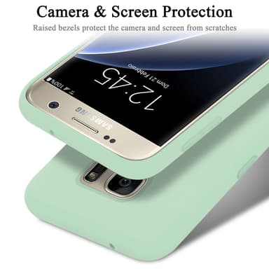 Samsung Galaxy S7 silikondeksel case (grønn)