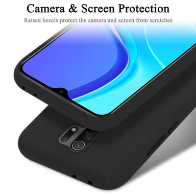 Xiaomi RedMi 9 silikondeksel case (svart)