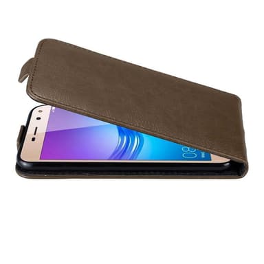 Huawei Y5 2017 / Y6 2017 deksel flip cover (brun)