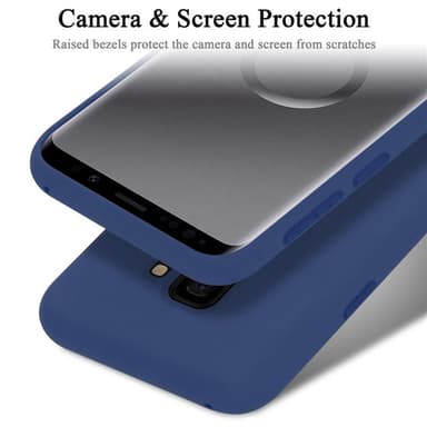 Samsung Galaxy S9 silikondeksel case (blå)