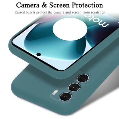 Motorola MOTO G200 5G silikondeksel case (grønn)