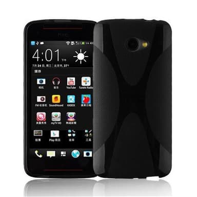 HTC BUTTERFLY S Deksel Case Cover (svart)
