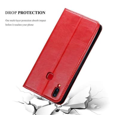 Vivo X21 lommebokdeksel case (rød)