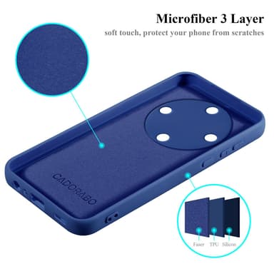 Honor Magic 5 Lite 5G silikondeksel case (Blå)